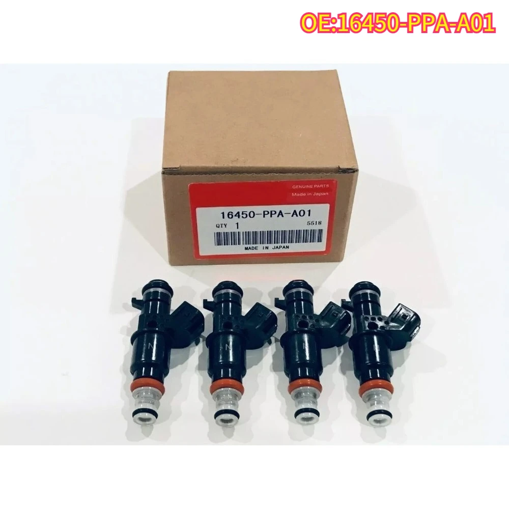 

High quality New For 4PCS 16450-PPA-A01 Fuel Injector Nozzle for HONDA CIVIC 2.0L 2002-2005 CR-V 2.4L 2002-2004