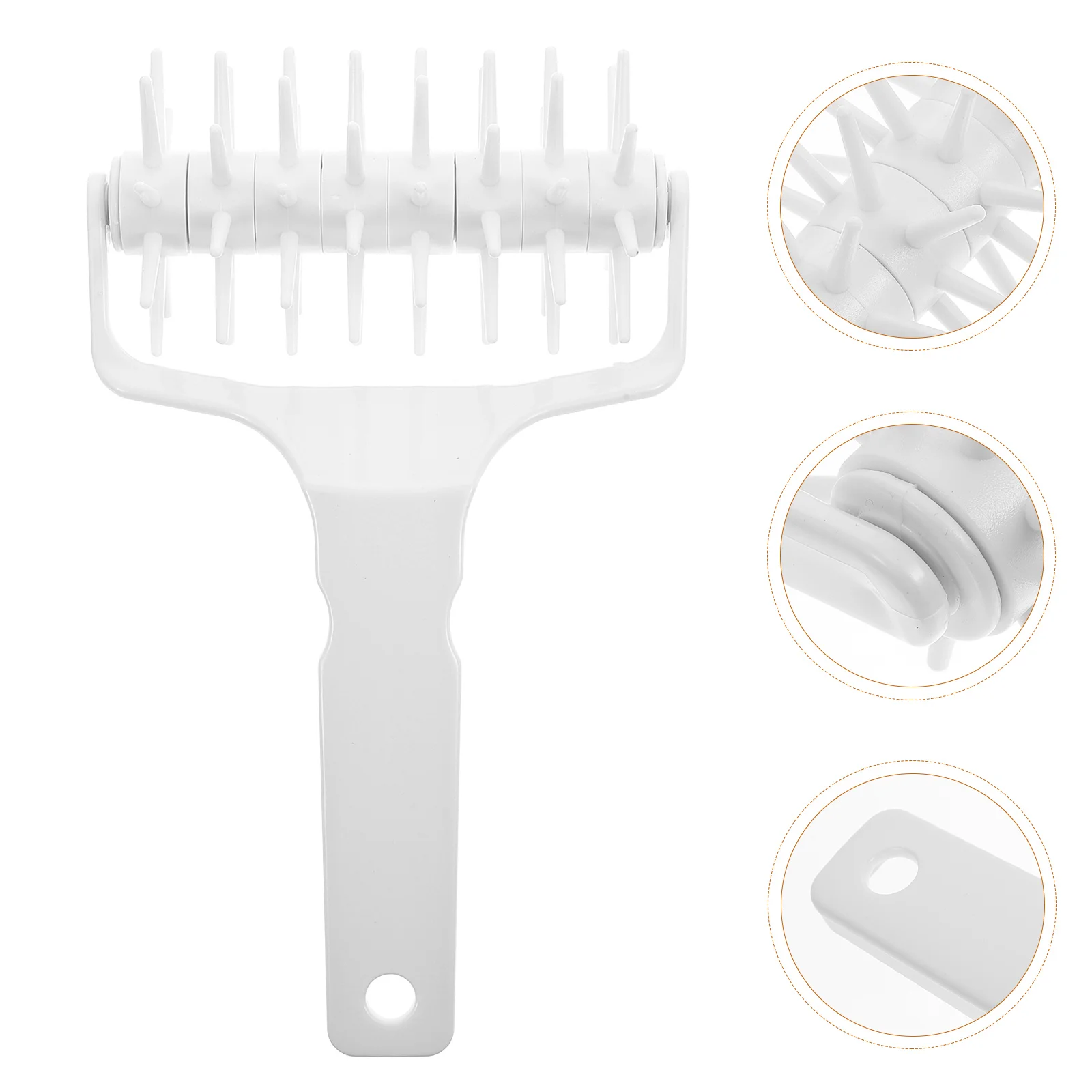 

1Pcs Pizza Dough Hole Puncher Roller Smooth Surface Dough Roller Tool for Baking Pastry Homemade Pizza Baking Kitchen Tool