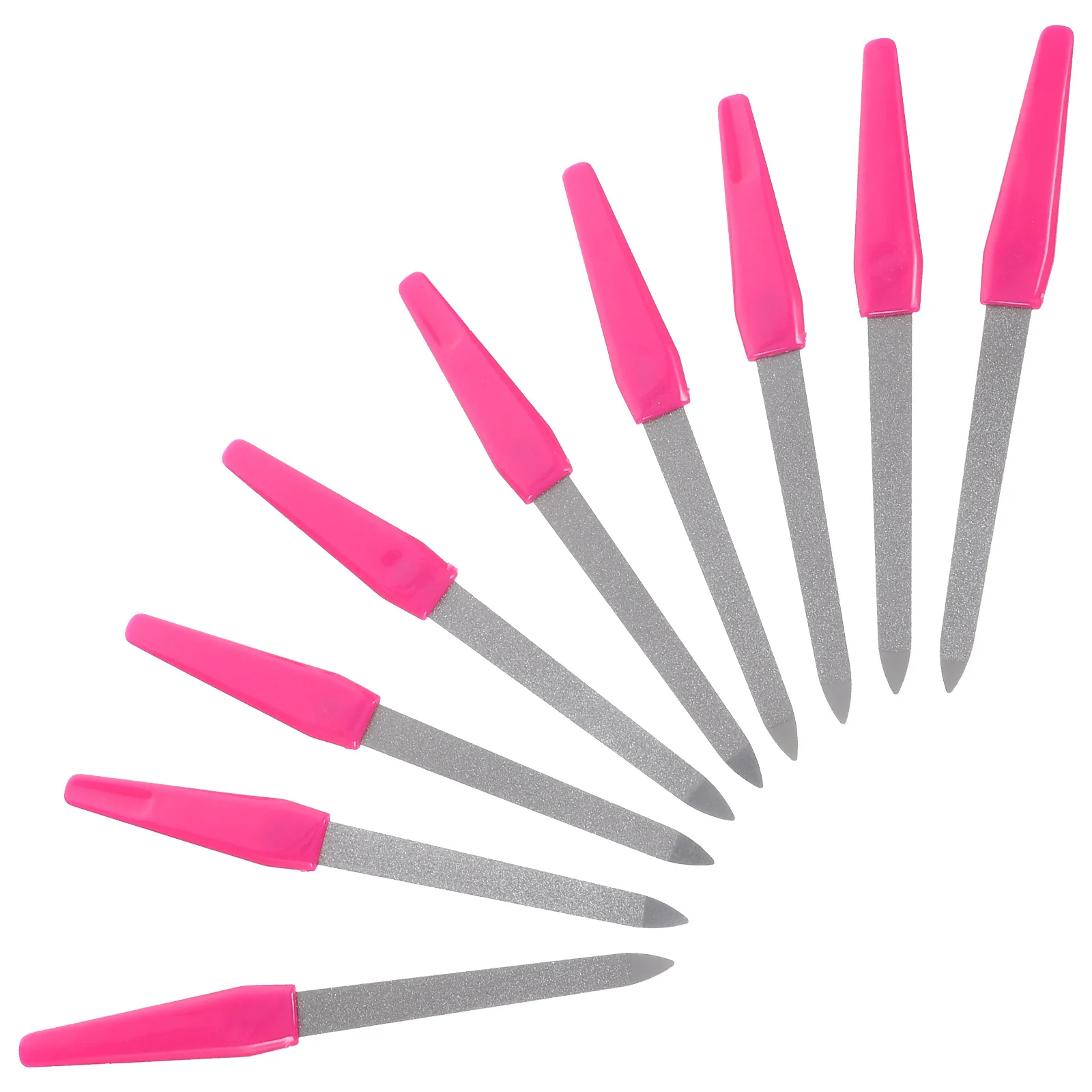 

10Pcs Stainless Steel Nail Files Double-Sided Metal Fingernail Files for Acrylic Nails Natural Nails Manicure Pedicure