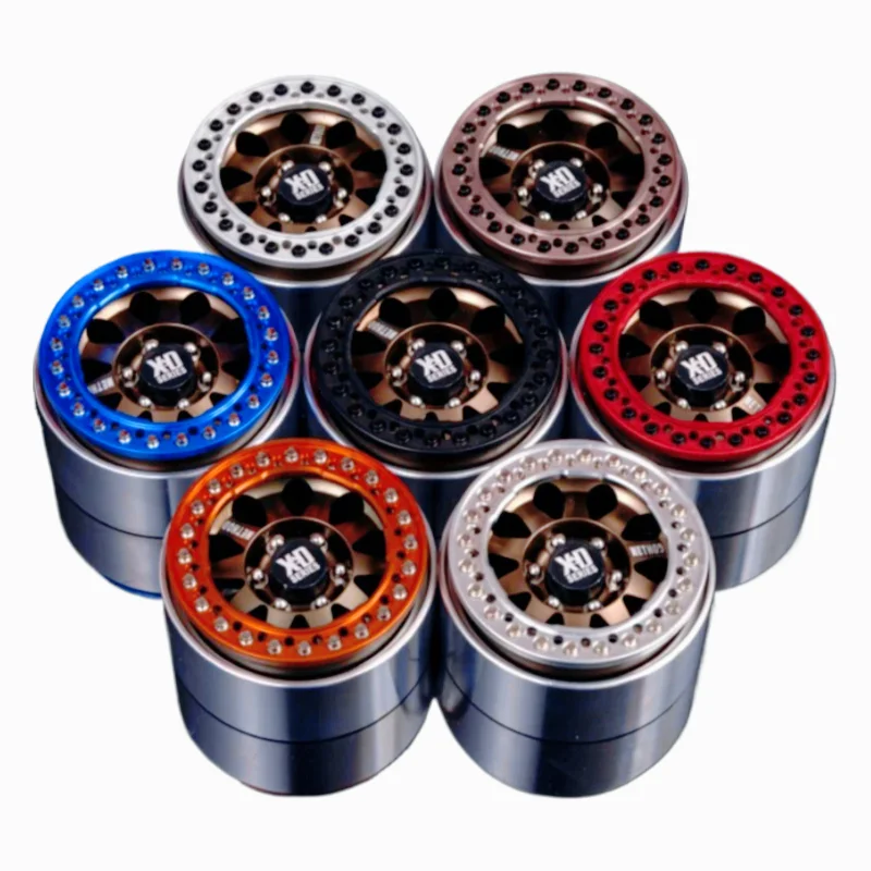 

4 шт. 1,9-дюймовая металлическая ступица колеса с каплями воды для 1/10 RC гусеничного автомобиля TRX4 Defender AXIAL SCX10 RC4WD D90 Jeep Chevrolet K10 TF2 TRX6