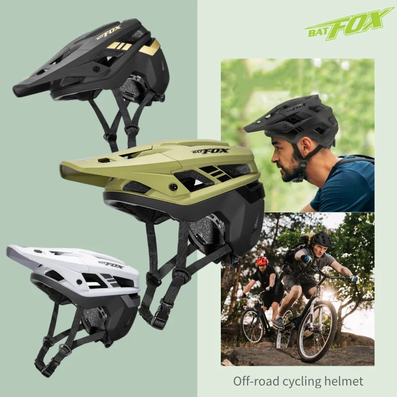 

BATFOX Bike Helmet Multi-Directional Impact Protection Secure Fit System Downhill Cycling Women Men Road MTB Bicycle Helmets