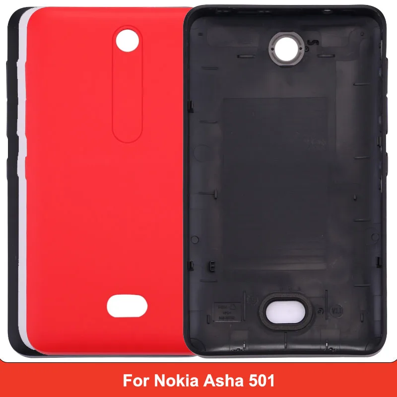 2 PCS Battery Back Cover for Nokia Asha 501 back cover Repair Replacement Part