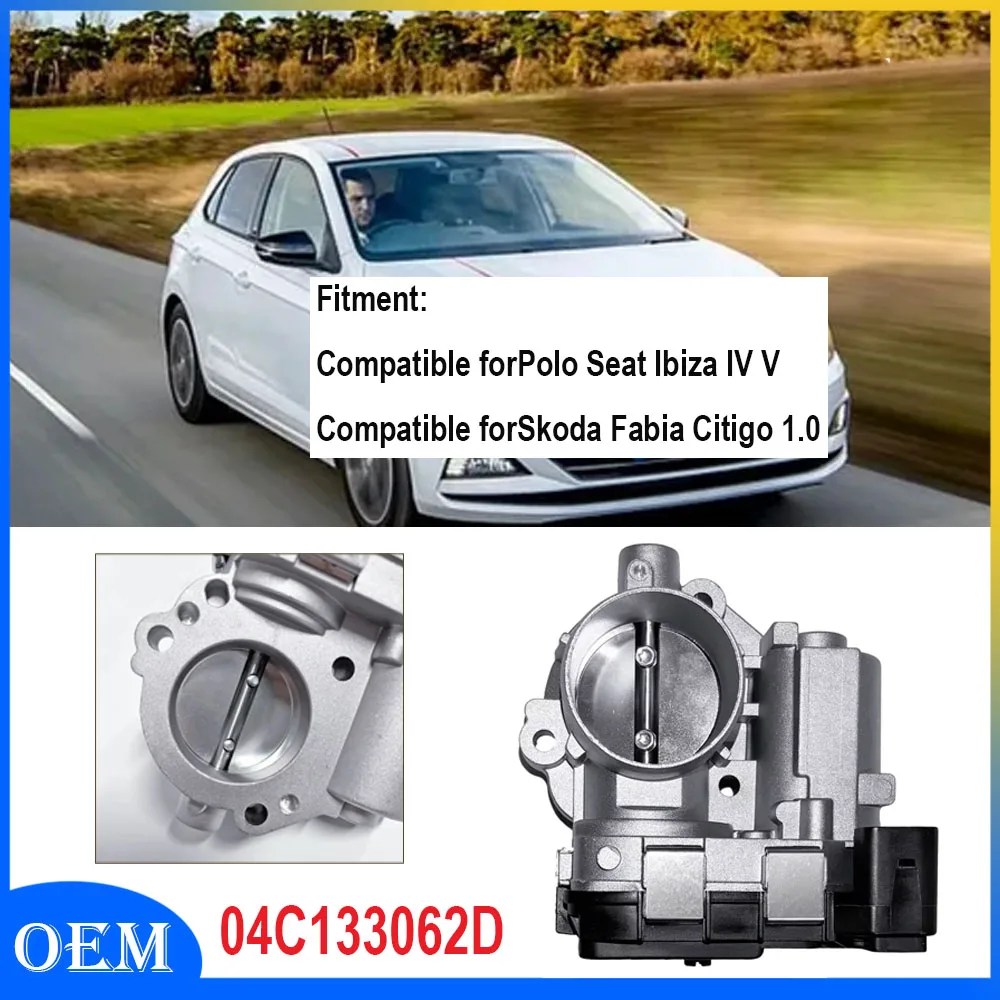 

Замена клапана корпуса дроссельной заслонки заменяет 04C133062D для Polo Seat Ibiza IV V для Skoda Fabia Citigo 1.0