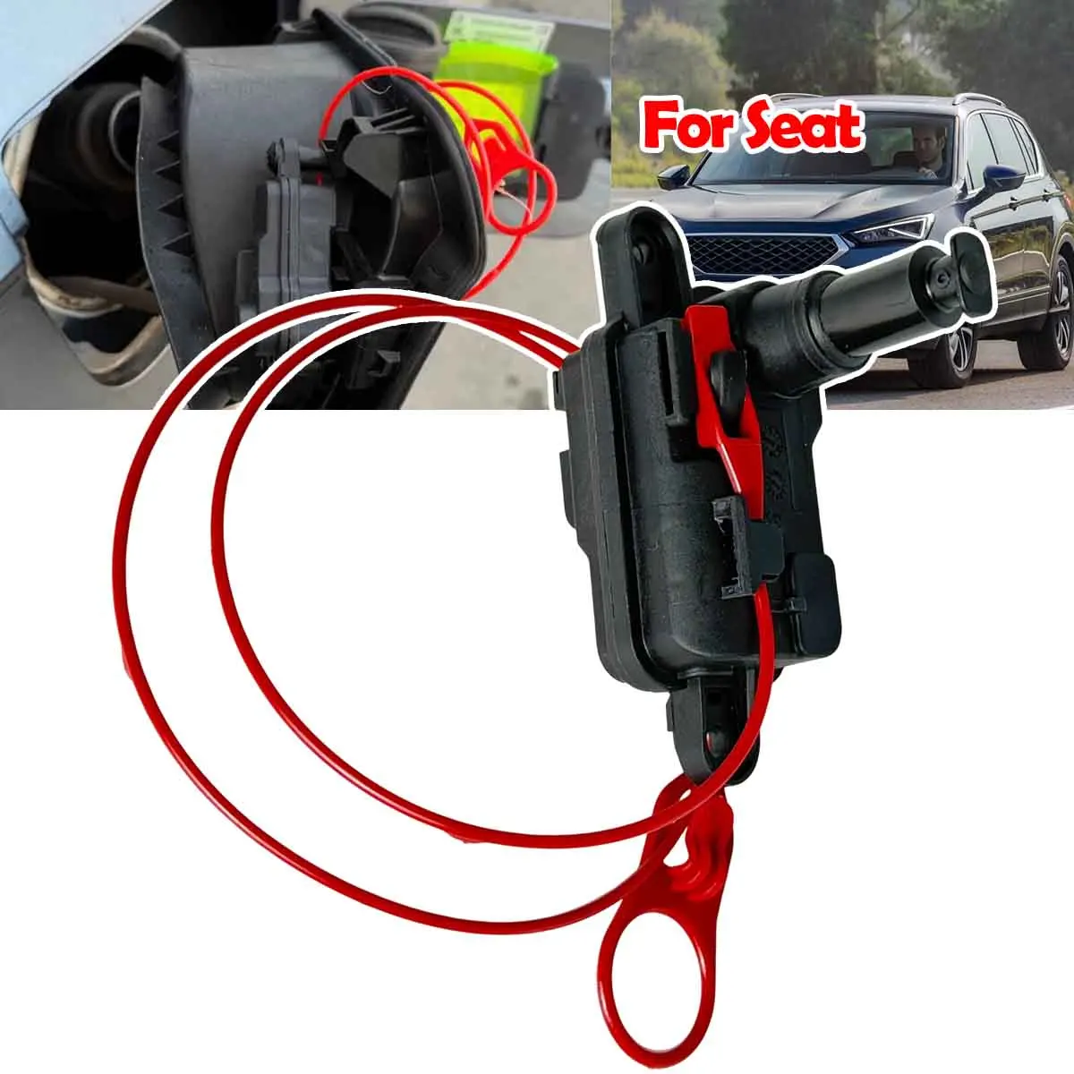 For Seat Ibiza Arona Ateca Tarraco Car Gas Cap Door Lock Actuator fix Enhanced Security Waterproof Sealed 8V0862153A 8V0862159A