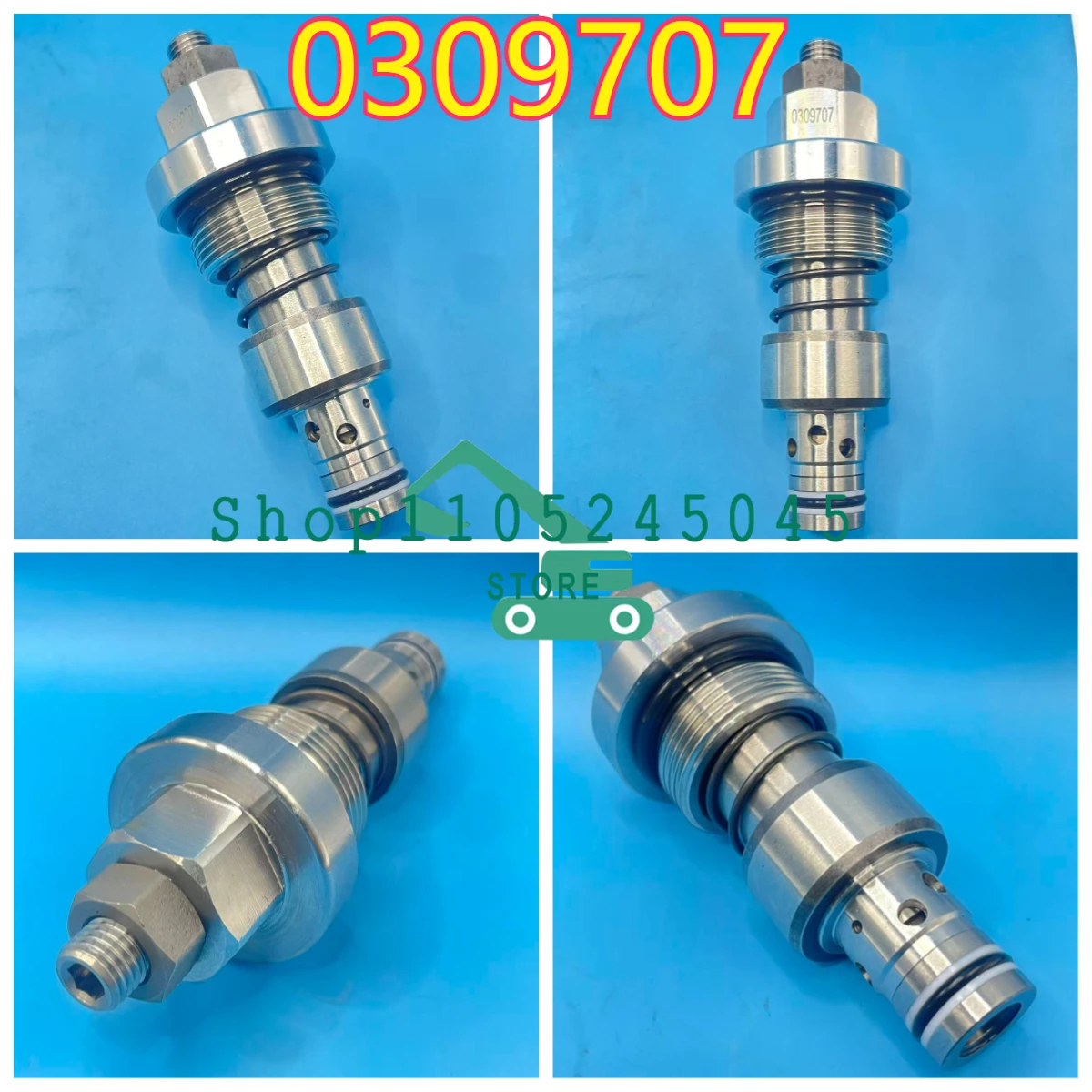 

Excavator Hydraulic Spare Parts EX200 EX220 EX270 EX300 High Quality Relief Valve 0309707