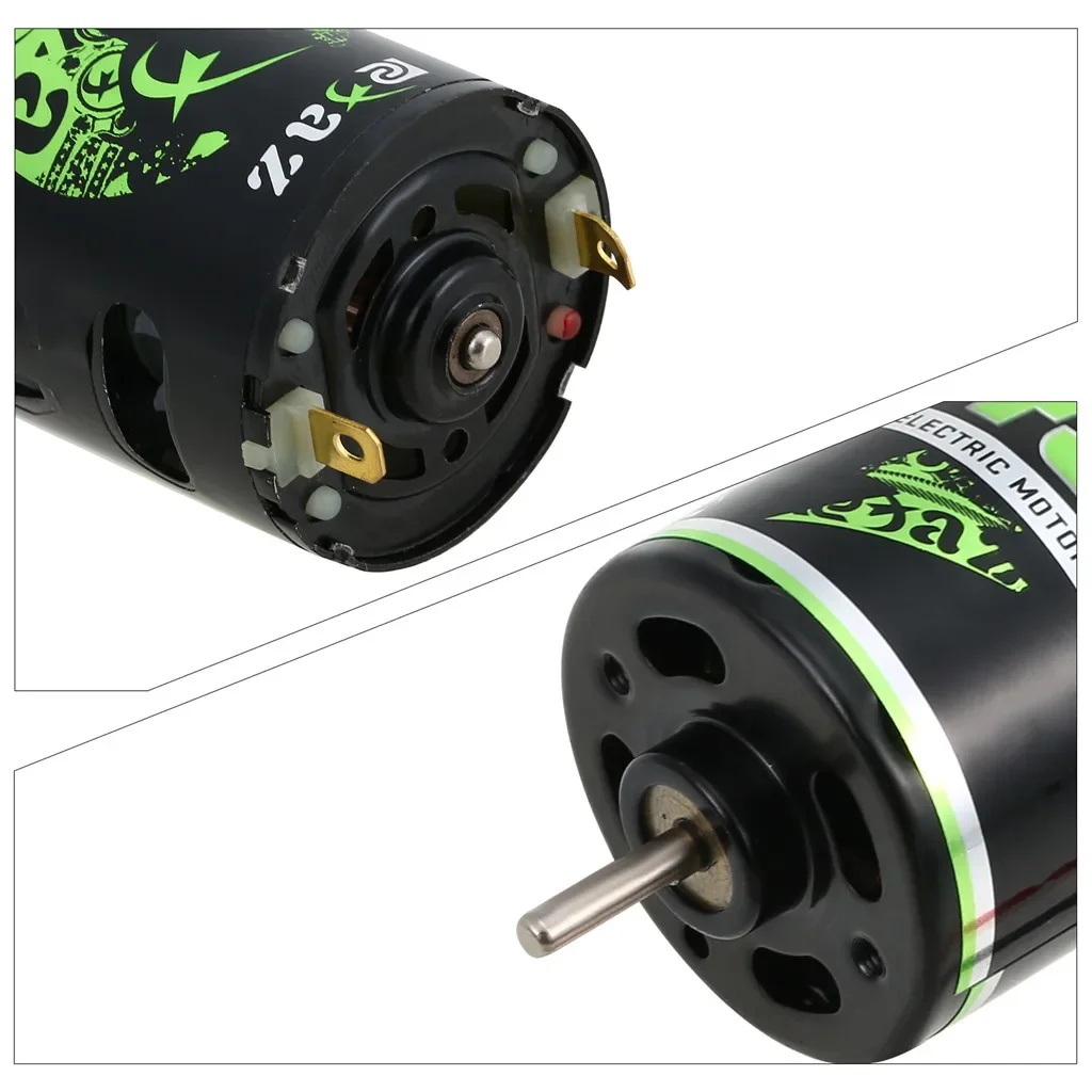 

l For RC 540 Brush Motor 20T/27T/35T/45T Powerful Low Noise Dual Operation Mode Low Voltage Protection 360A ESC 1/10 RCCrawler