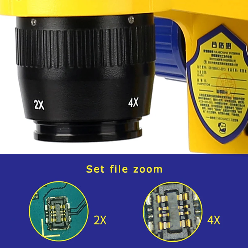 مجهر ميكانيكي MC24S-B3 مجهر ستيريو HD اثنين من سرعة التكبير للهاتف PCB كشف تجميع الأجزاء الصناعية الصف أداة إصلاح