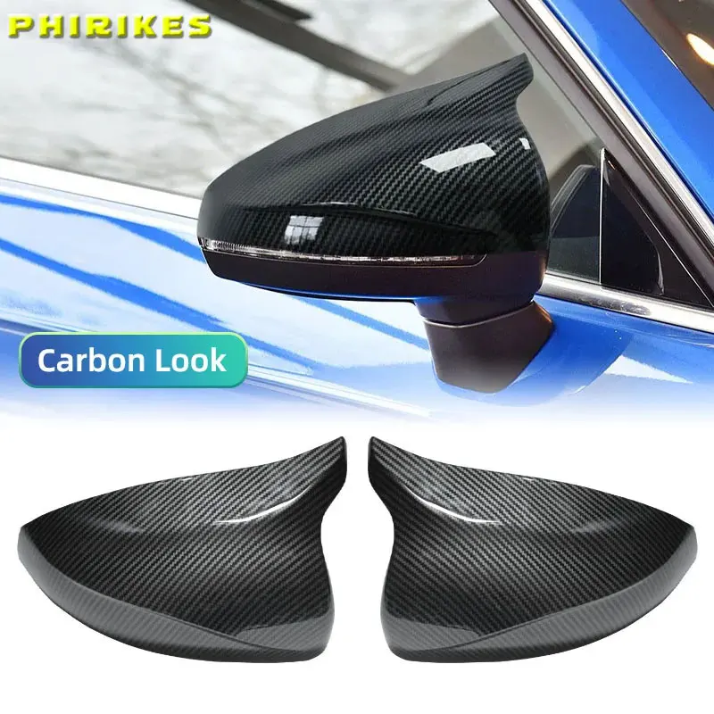 

For Audi A3 S3 RS3 8V 2013-2020 Car Rearview Side Mirror Cover Wing Cap Sticker Exterior Door Rear View Case Trim