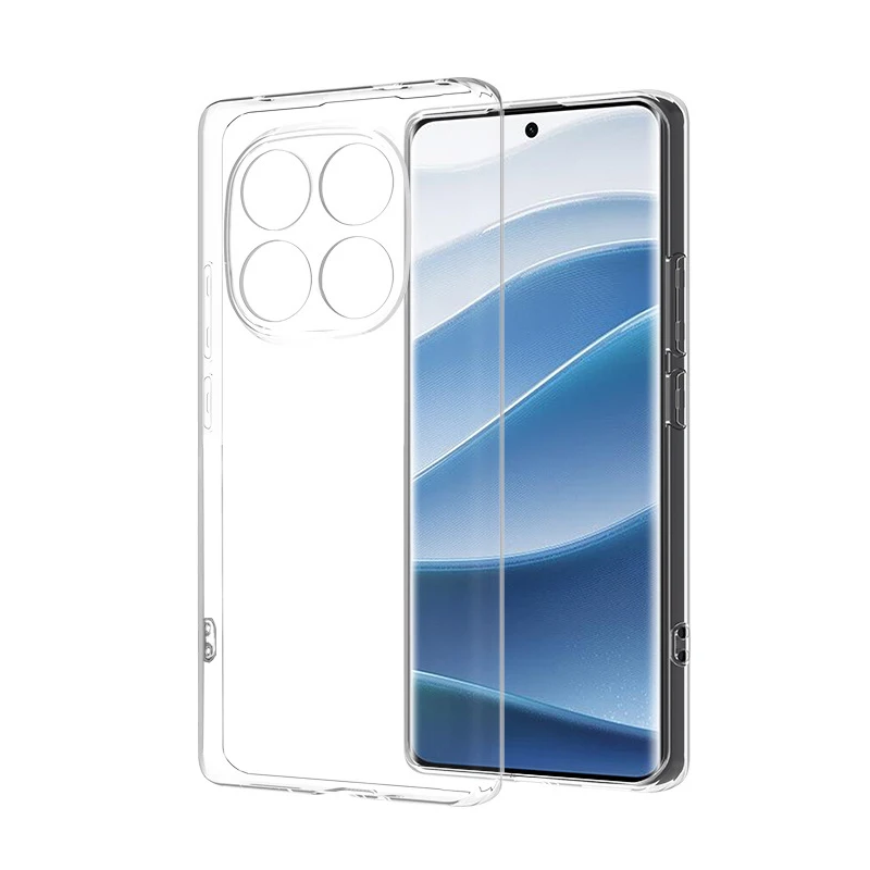 Clear Transparent Soft TPU Case Back Cover for Xiaomi Redmi Note 14 13R 12T 12S 11T 11S 10 Pro Max Case Protective Shell