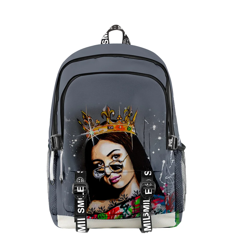 

Classic Popular Eva Queen Student School Bags Unisex 3D Print Oxford Waterproof Notebook multifunction Travel Backpacks