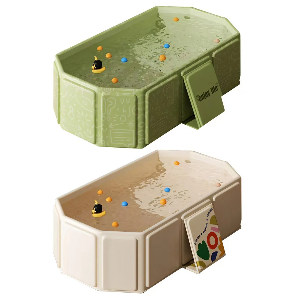 

Baby Bathtub for Infants To Toddlers with Drain Outlet Infant Tub Toddler Bathtub Shower Basin