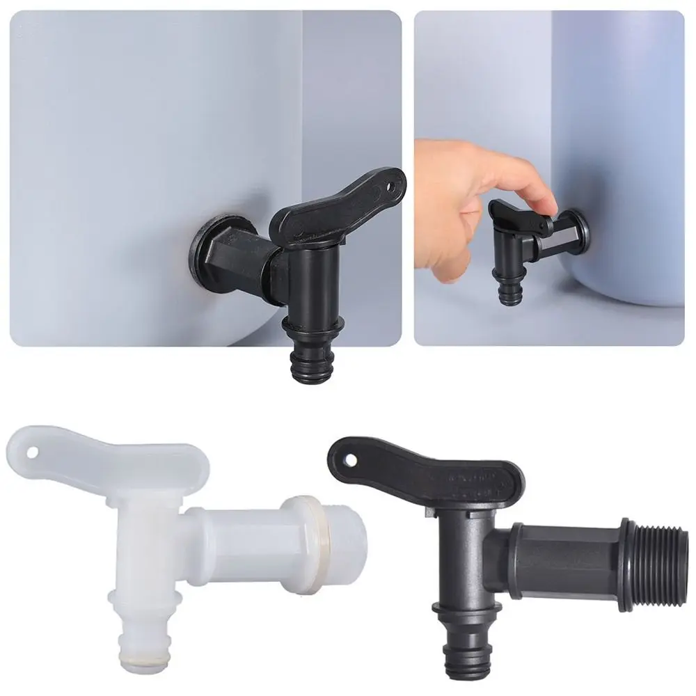 Boat Plastic RV Replacement Water Butt Tap Barrel Adaptor Faucet Water Tank Drain Tap