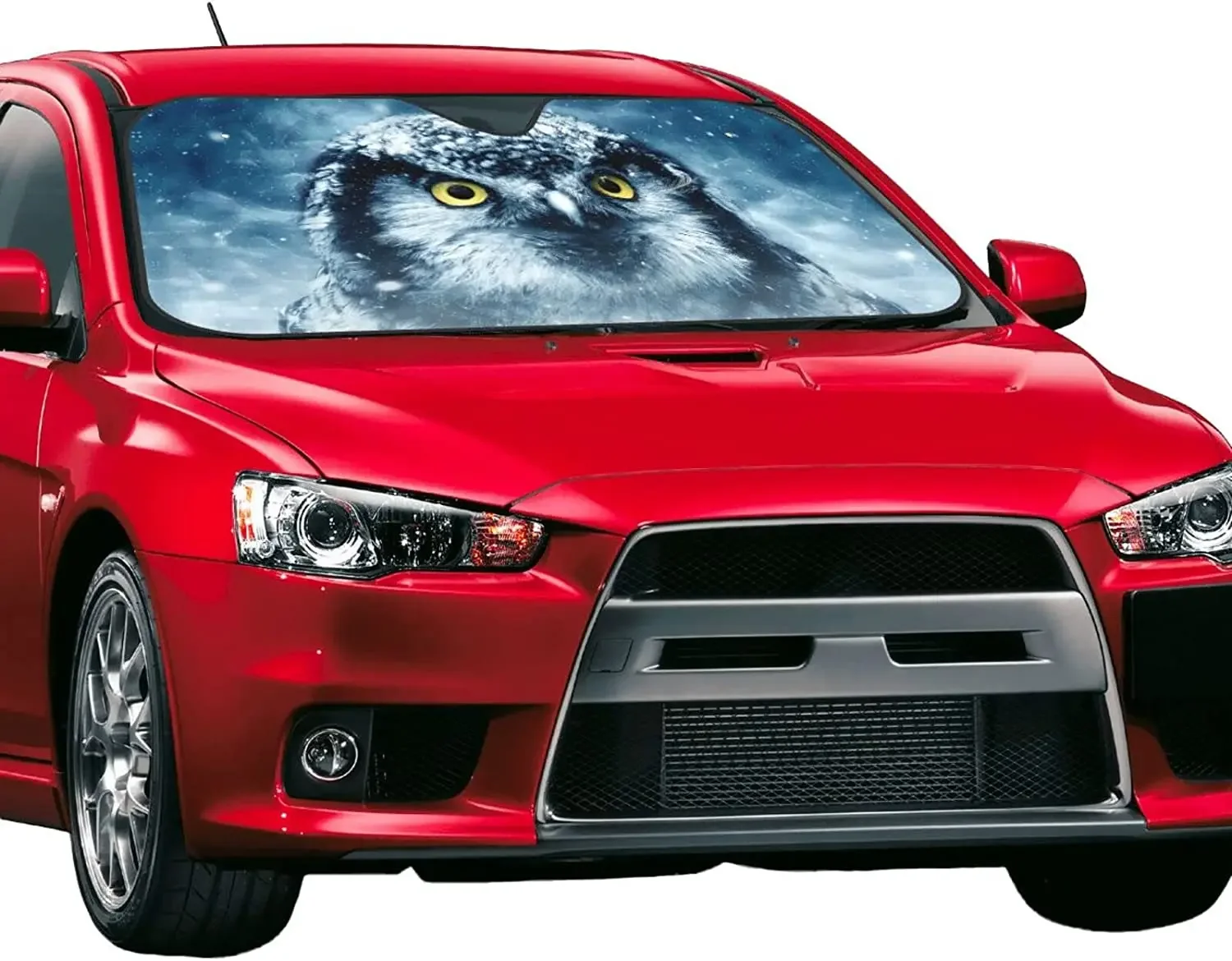 

Foldable Car Sun Shade, Sun Shade for Truck, SUV, Keeps Your Vehicle Cool, Theater of Birds, Somewhere, Animal