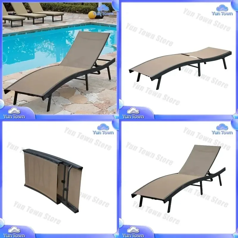 Wholesale Sun Loungers for Outdoor Patio Garden Poolside Beach Recliner Chair for Relaxation Leisure Durable Adjustable