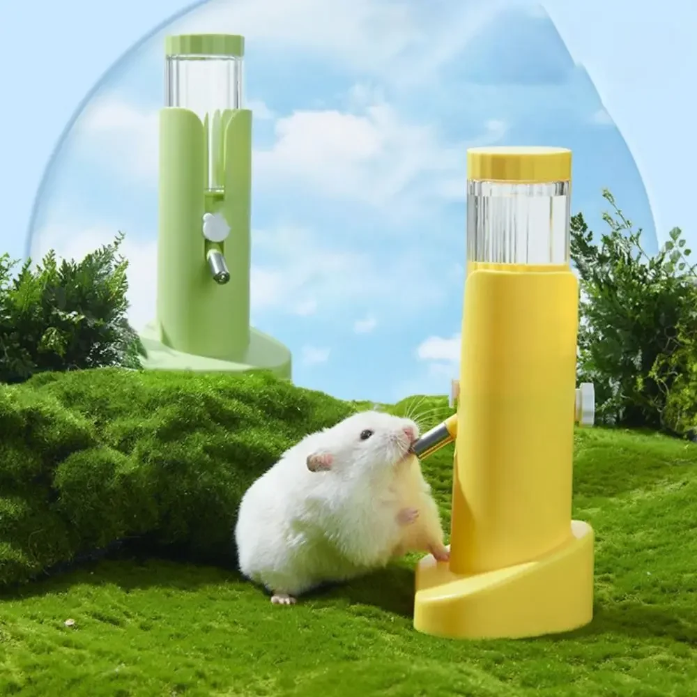 Hamster Water Bottle With Stand Leak-Proof Height Adjustable Small Animal Water Dispenser For Hamsters Guinea Pigs