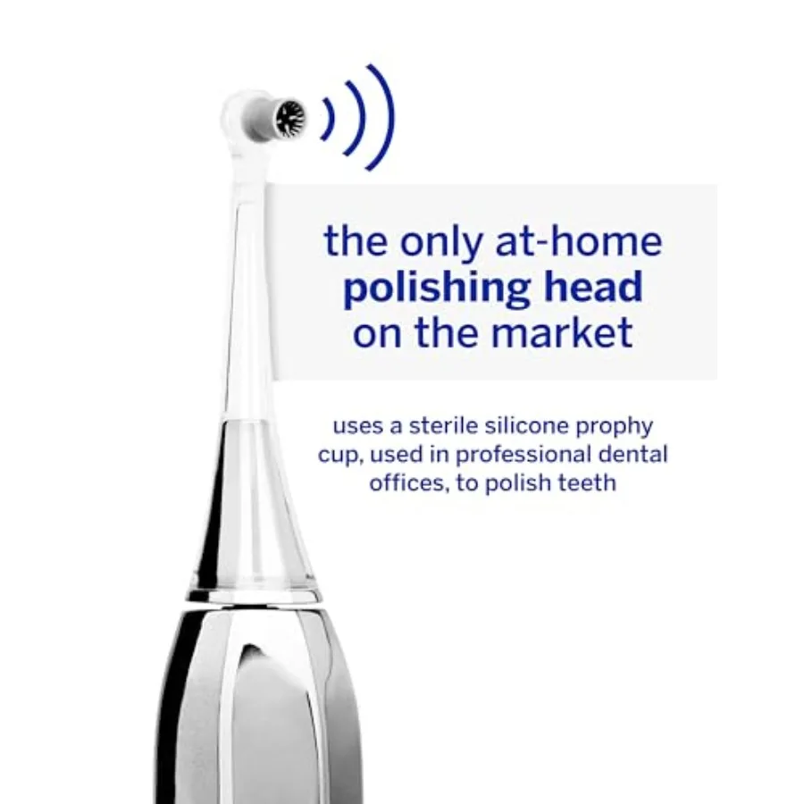 Zina45 Sonic Pulse Toothbrush with Angled Brush and Polishing Head for Advanced Cleaning in Daily Oral Care Routine Designed to
