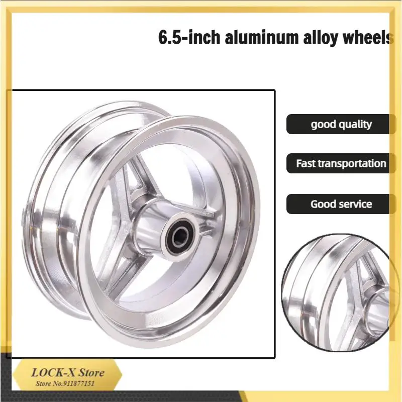 

6.5 inch Aluminum Alloy Wheel Hub M12 Disc Brake Rim For Small Citycoco Electric Scooter ATV Go Kart Chinese Bike