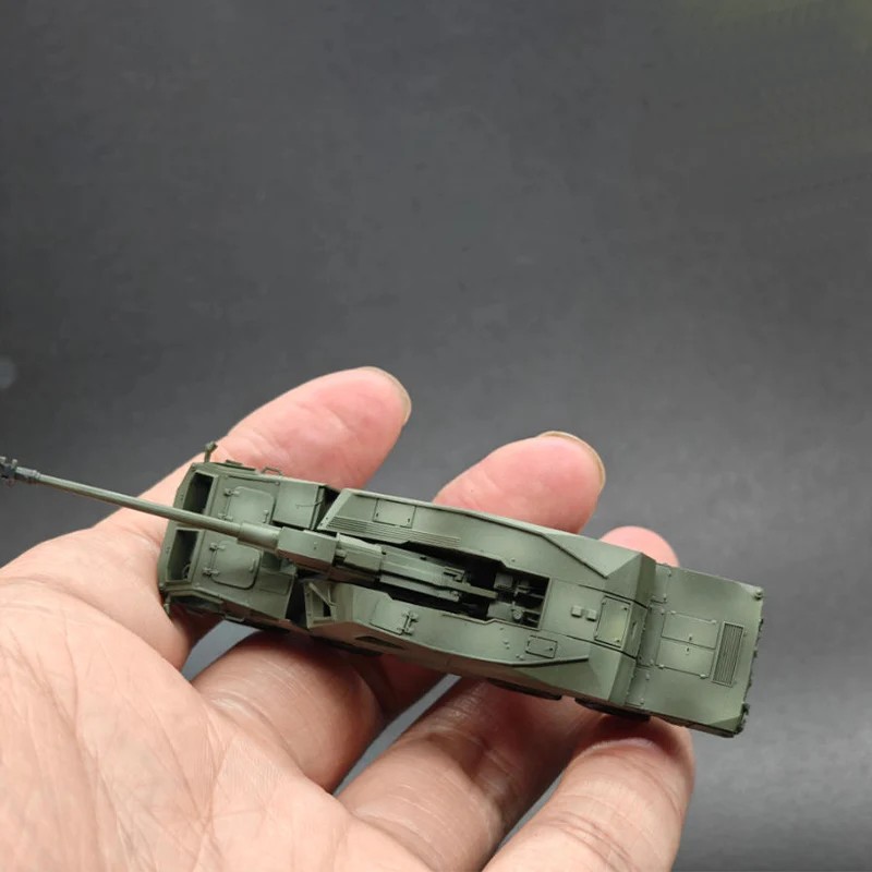 1:144 Scale Dita Self-propelled Howitzer Simulation Resin Armored Vehicle Model Static Display Collectible Toy Gift Souvenir