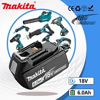 Makita Battery 18V 3.0Ah/5.0Ah/6.0Ah Lithium Rechargeable Battery 18V Drill Replacement Batteries BL1860 BL1830 BL1850 BL1860B