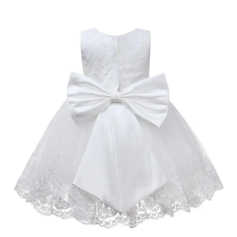 New Lace Baby Girl Clothes Cotton Christening Dress For Baby Girl Frock Princess Girl Dresses 1st Birthday Party Baptism Dress