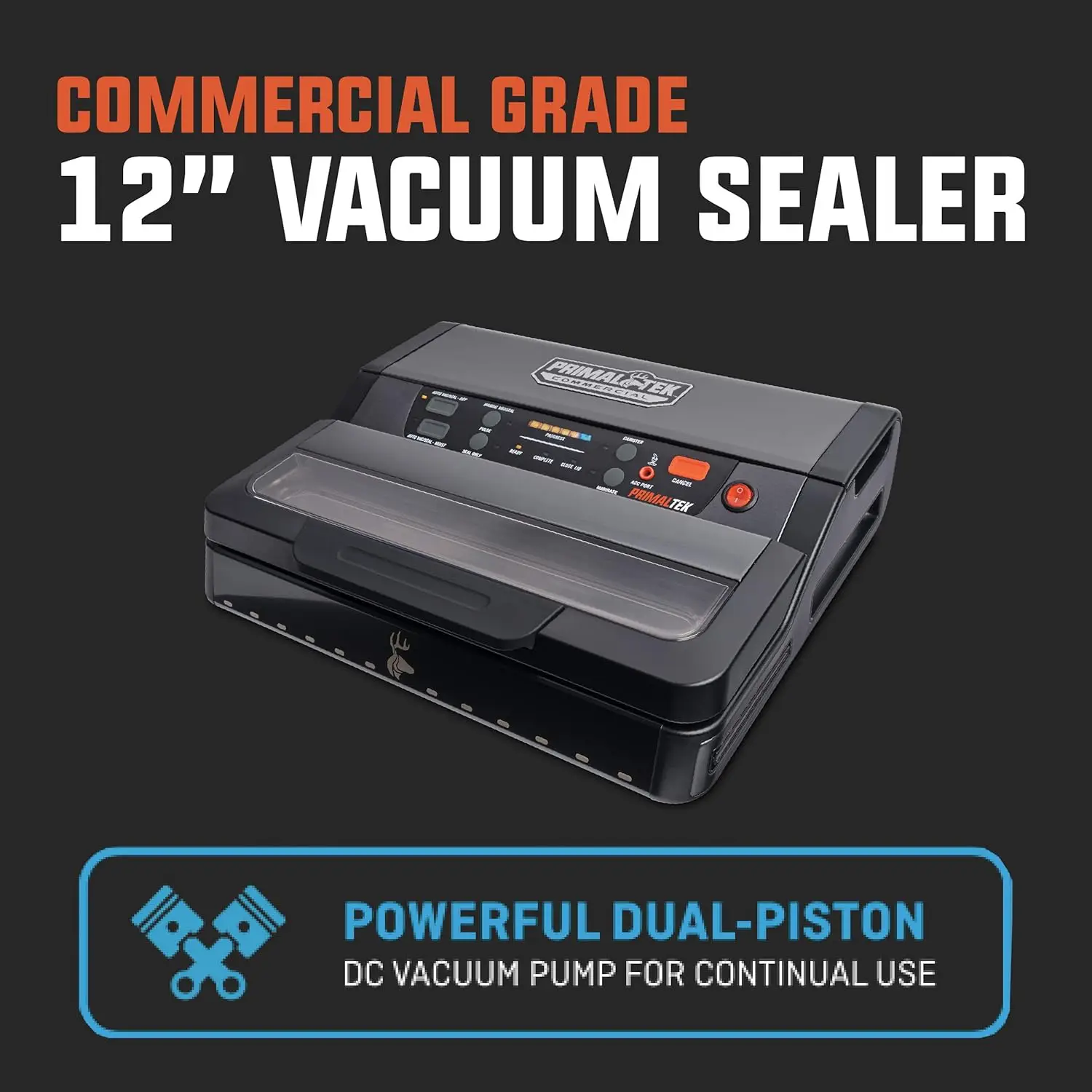 Commercial Grade Vacuum Sealer – User Friendly for Food Preservation & Sous, 28” Vacuum Pressure