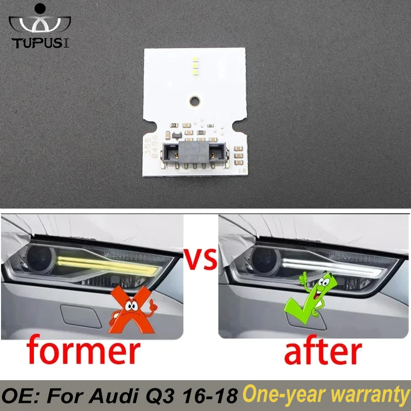 

White For Audi Q3 2016-2018 Xenon Headlight DRL chip LED circuit board light source board light microchip light Ballast chip