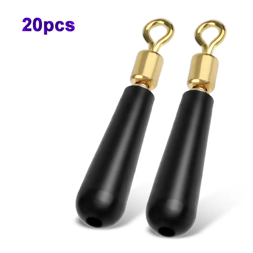 

Rubber 20 pcs Tackle Accessory Gear Tools Float seat Fishing Floats Rotation Drift Fishing Gear