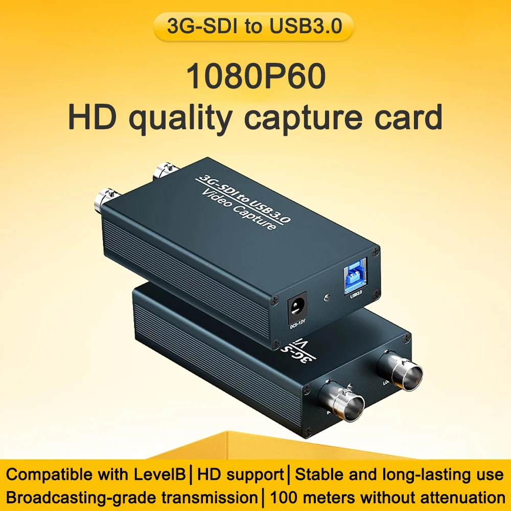 

Link Pi 3G-SDI to USB3.0 Audio and Video Capture Card Supports Lossless Loop-out HD 1080P Computer Mobile Phone OSB Recording