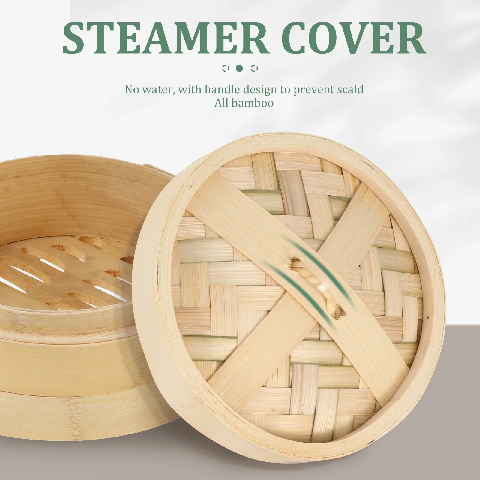 

Bamboo Steamer Vegetable Food Micro-wave Oven Convenient Chinese Kitchen