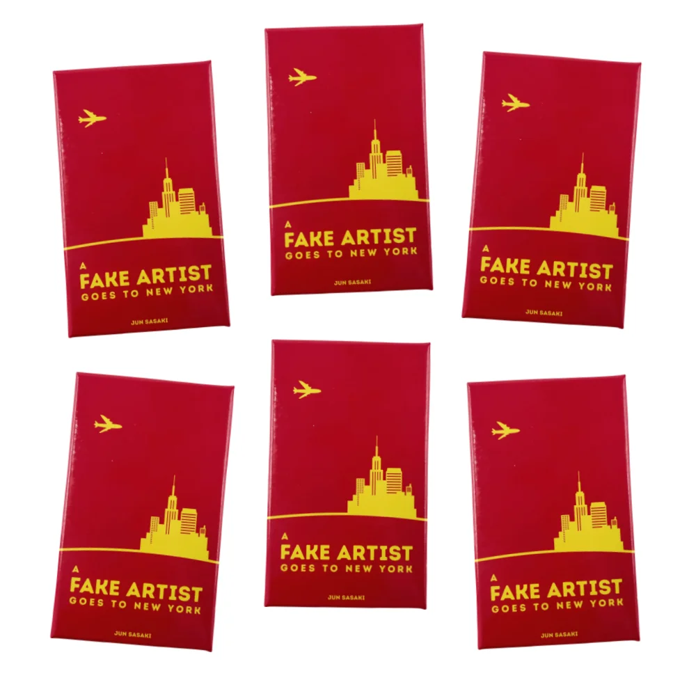 1 Box Fun Games A Fake Artist Goes To New York Board Game | Startups Strategy | MOON ADVENTURE |Maskmen |Scout Card Game