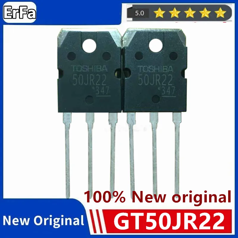 

100% New Original GT50JR22 50JR22 TO-3P IGBT Power Transistor 50A 600V TO-247