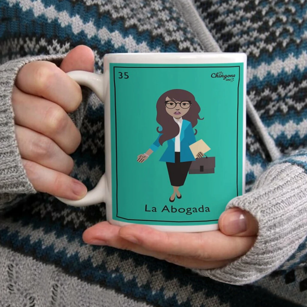 

La AbogadaCoffee Mug Tea Cup 11oz Coffee Cup Funny Birthday Ceramic Mug Personalized Cup