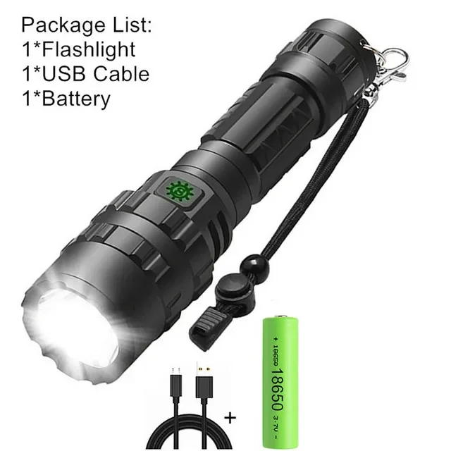 ESMARTER Professionelle Jagd Taktik Nacht Aufklärung LED Taschenlampe L2 Lampe Perlen Wasserdichte Wiederaufladbare Outdoor Tragbare Taschenlampe 7