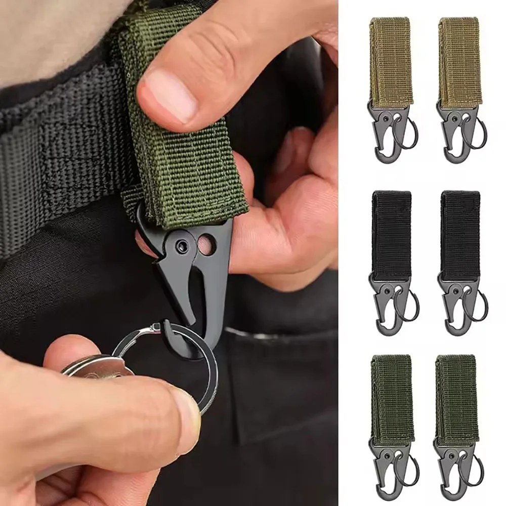 High strength nylon musket key hook MOLLE strap buckle hanging system belt buckle hanging accessories for camping and hiking