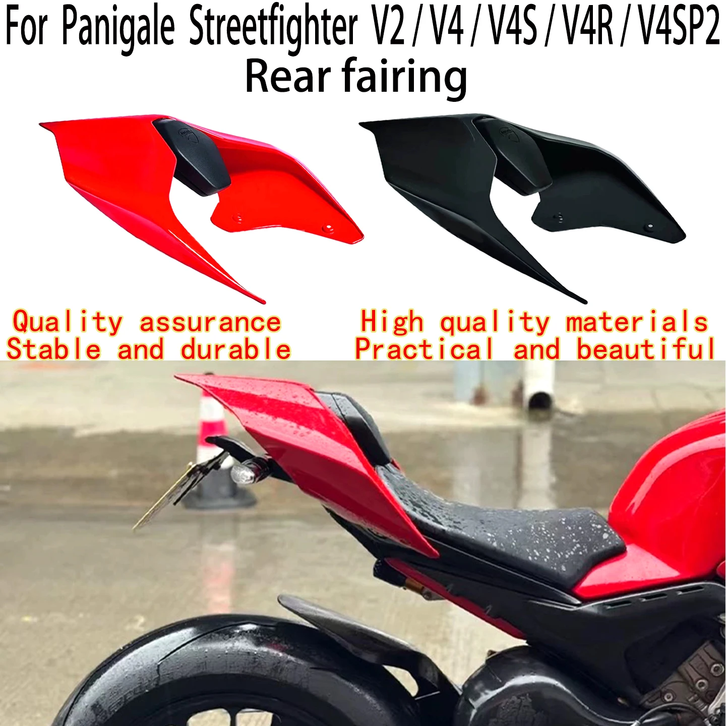 

Для Ducati Panigale V2 V4 V4S V4R V4SP2 задний обтекатель Ducati Streetfighter V2 V4 V4S V4SP2 задний горб задняя крышка