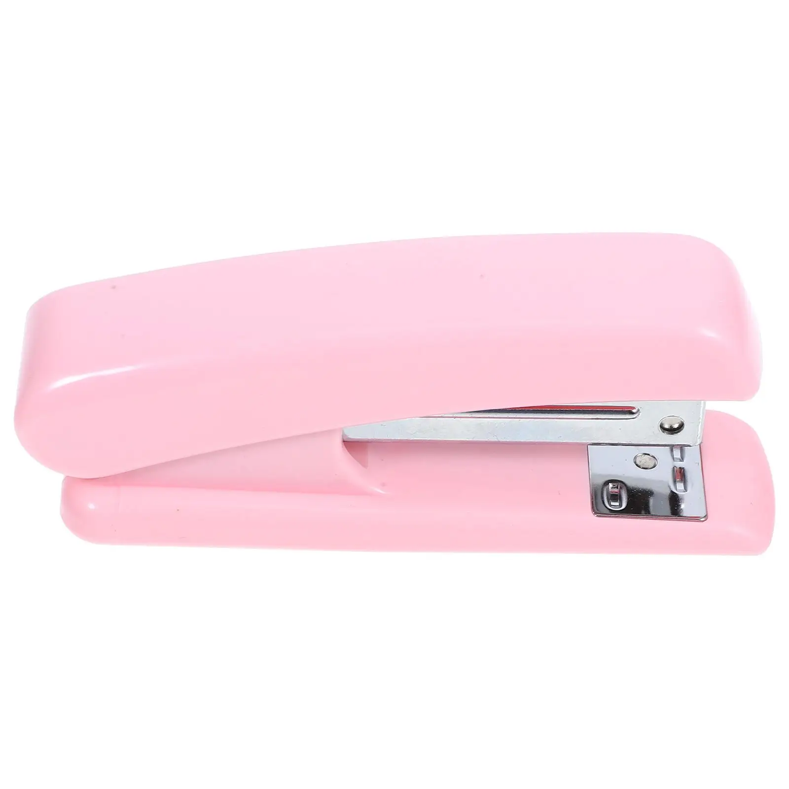 Mini 12 Number Stapler Cute Pink Heavy Duty Office School Supplies Binding 25 Sheets Travel Handheld Retro File Folder
