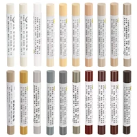 Kit de crayones de cera para reparación de muebles, palo de relleno de madera de 20 piezas, marcadores de retoque para muebles para cubrir arañazos, agujeros, suelo de madera