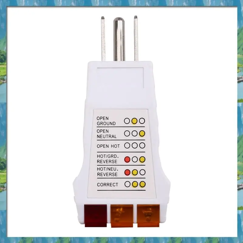 Entrega rápida-testador de receptáculo produtos de aterramento plug teste de segurança produtos de aterramento plugue dos eua