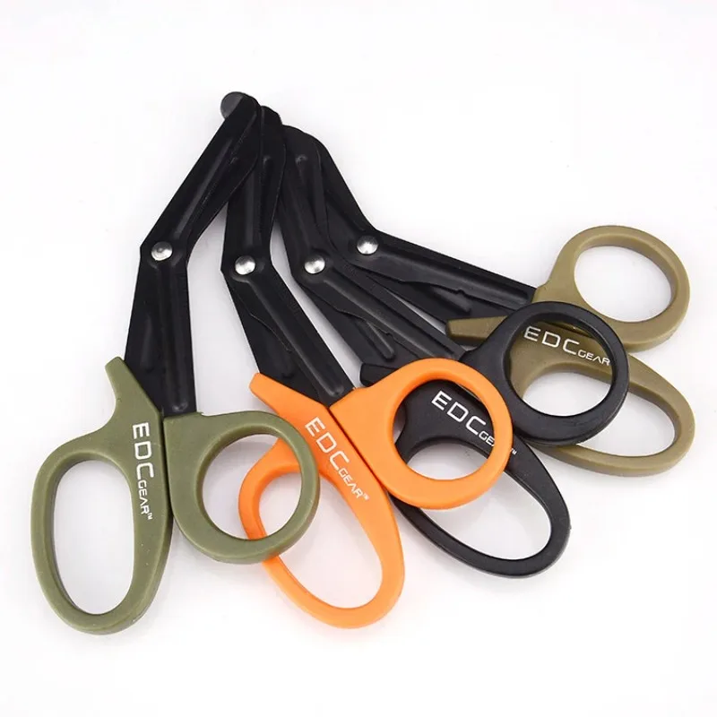 EMT Tactical Rescue Scissor Outdoor EDC Gear Trauma Emergency First Aid Gauze Shears Paramedic Bandage Tijera Rescate