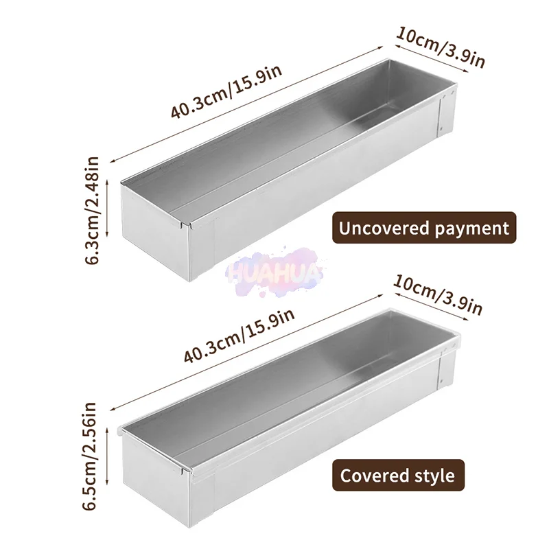 

HUA Tiramisu Muffin Pan Stainless Steel Cheesecake Pan Baking Mould Rectangle Pan For Birthday Cake Cake Bread Chiffon Tiramisu