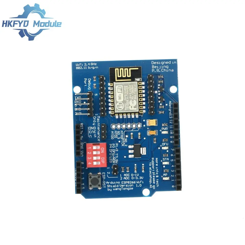 ESP8266 Web Sever Serial WiFi Expansion Board Shiled ESP-12E For UNO R3