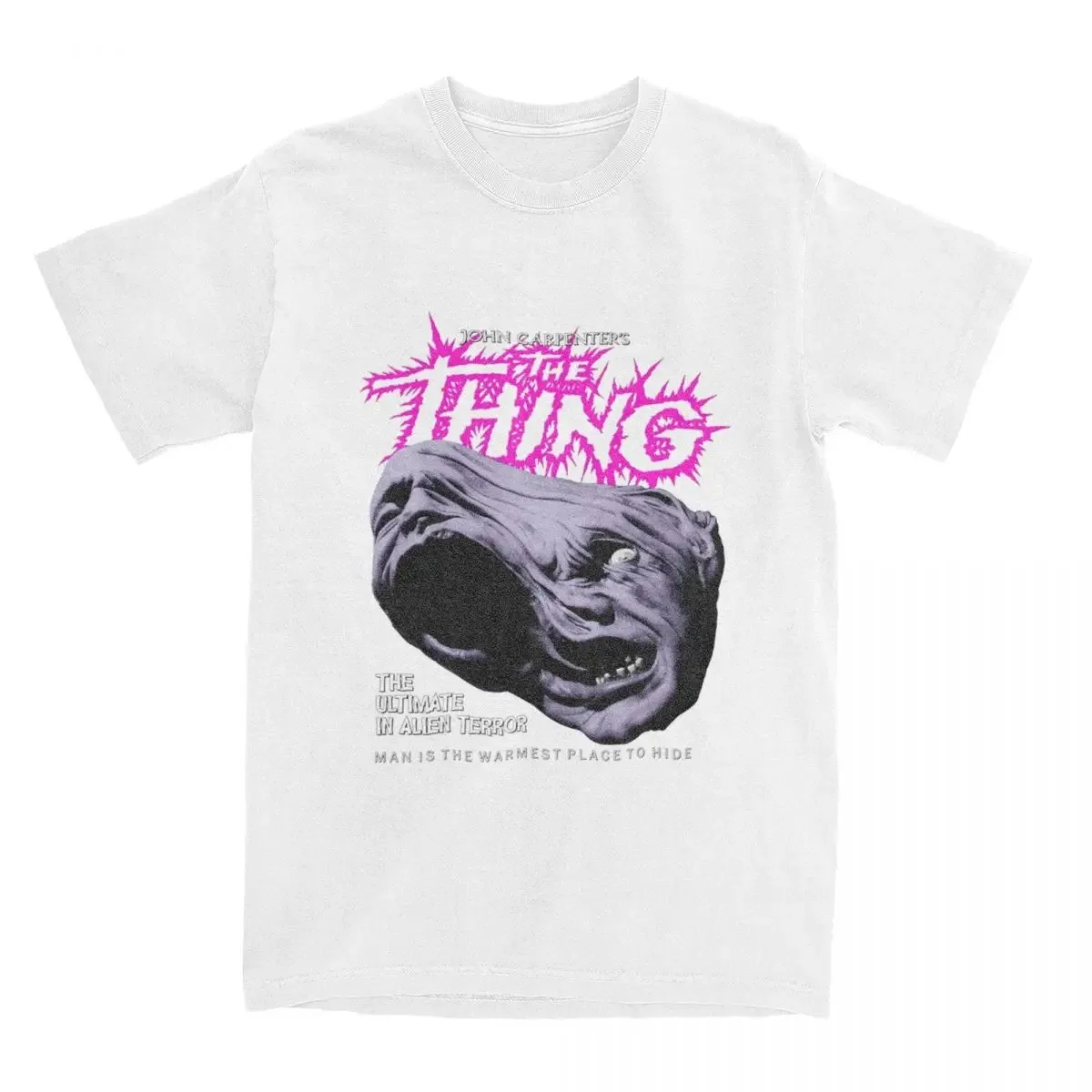 2024 Funny The Thing John Carpenter Horror Sci Fi Movie T-Shirts for Men Women 100% Cotton Tees Shirt Summer Clothes