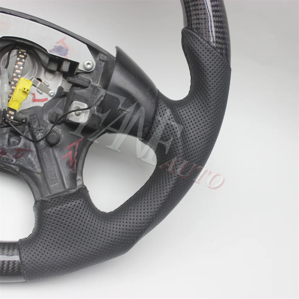 Replacement Real Carbon Fiber Steering Wheel with Leather for VW Volkswagen Golf 3 Mk3 JETTA