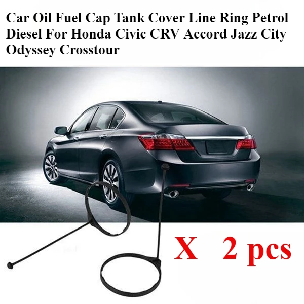 Car Oil Fuel Cap Tank Cover Line Ring Petrol Diesel For Honda Civic CRV Accord Jazz City Odyssey Crosstour For Acura 17670SJA013