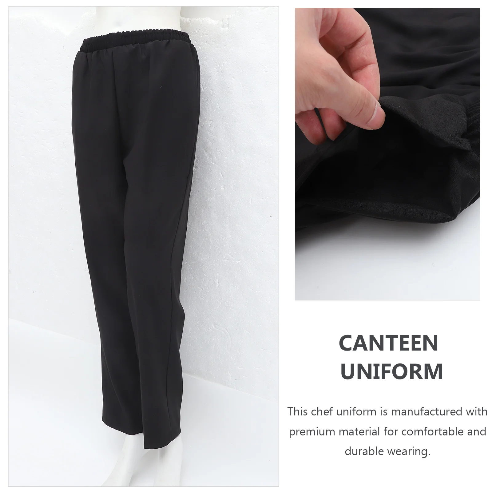 Pantaloni larghi Pantaloni da uomo da chef Abiti da lavoro Abbigliamento da lavoro Uniforme da mensa Cargo da donna