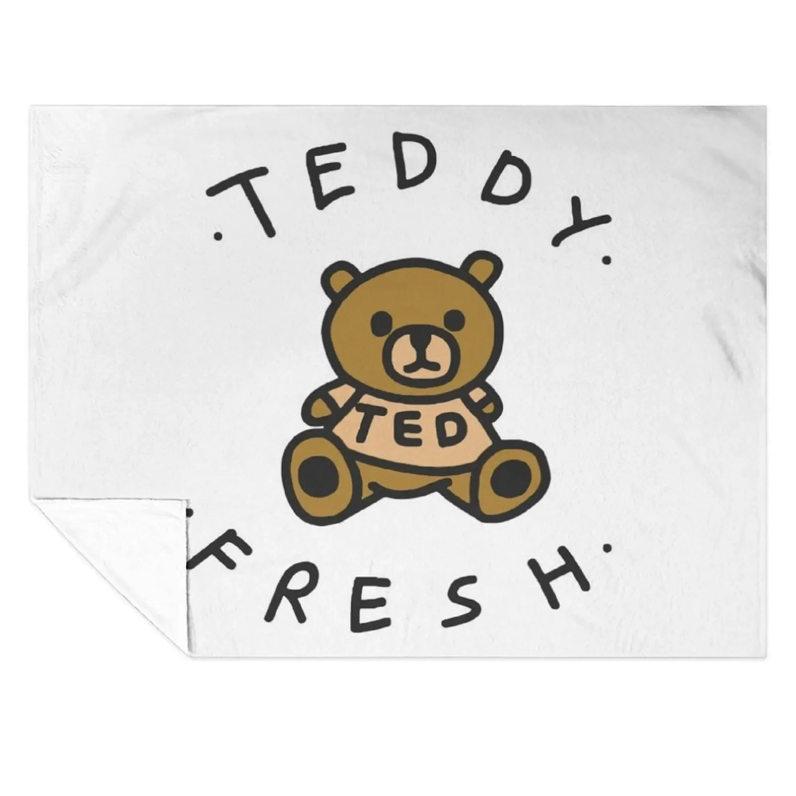 

teddy fresh MERCH Throw Blanket funny gift Comforter Bed Soft Plush Plaid Blankets