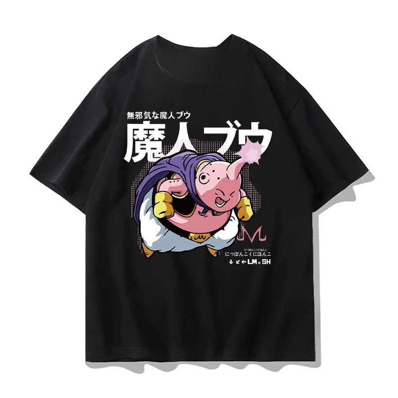 

Dragon Ball Demon Man Buou Joint футболка с короткими рукавами мужская летняя анимационная второгомерная периферийная повседневная одежда