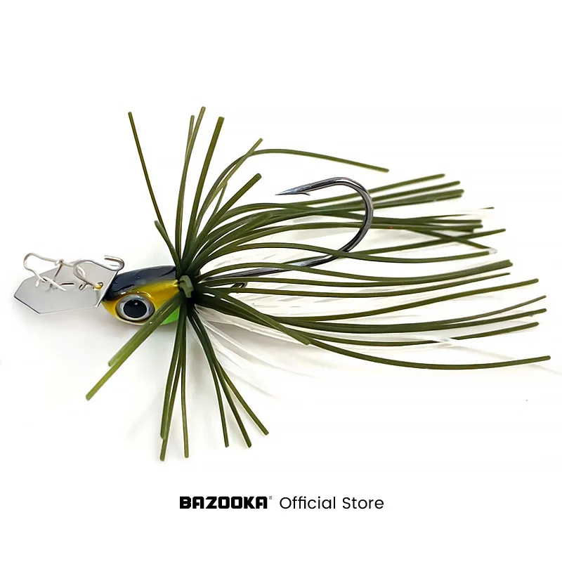Bazooka Draht Köder Spinnerbait Angeln Köder Set Spinner Metall Haken Löffel Wobbler Künstliche Bass Pailletten Hecht Karpfen Eis Winter