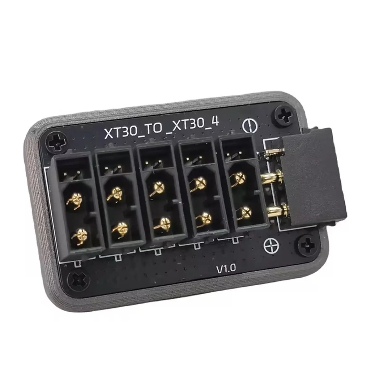 ABAN 50A XT30 (2+2) Power Distribution Board Support CAN Protocol 5-Channel Output for Robot RC Car/Boat DIY Accessory