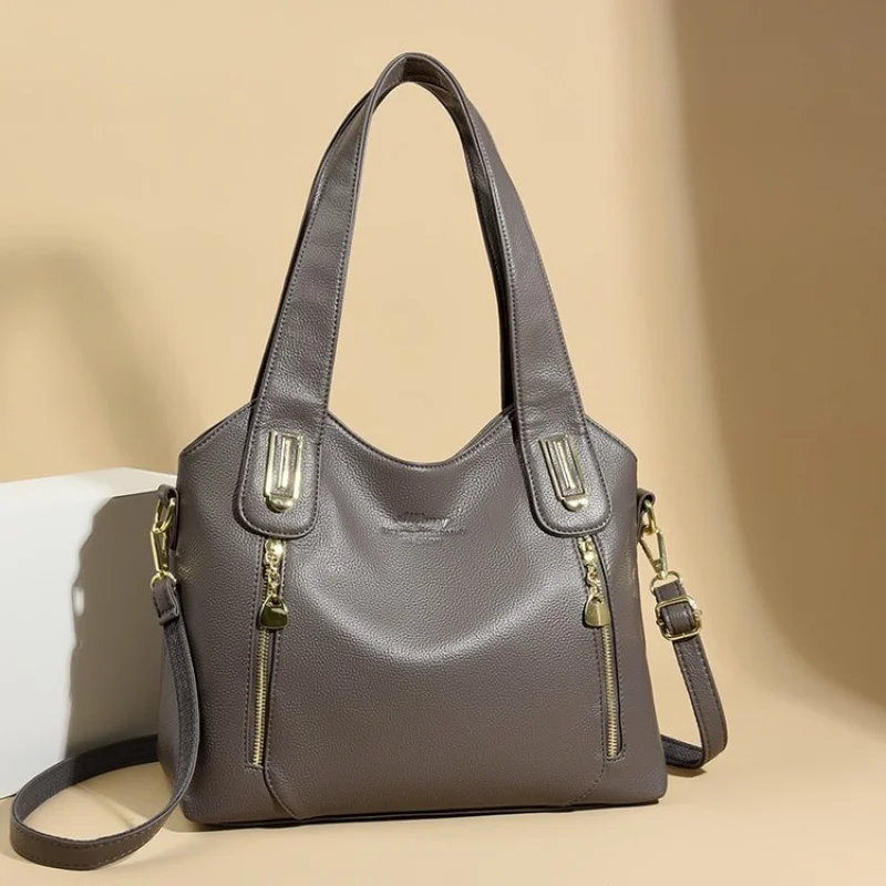 

Chic-sophisticated 2025 New Ladies Luxury Brand Leather Hand Bag Famous Designer Popular Casual Simple​